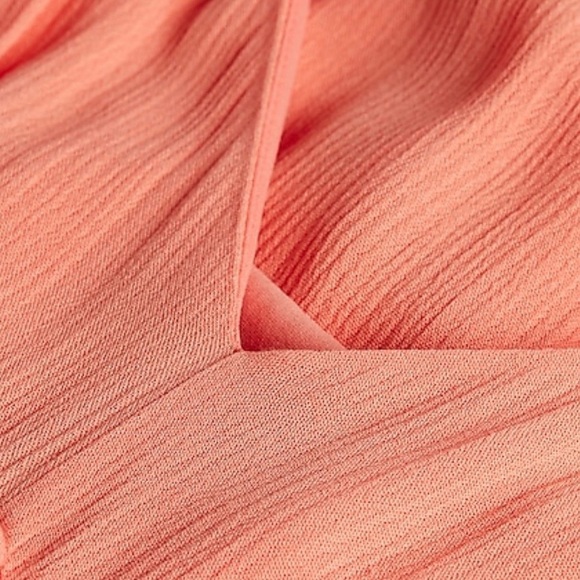 EXPRESS Amalfi Blush Tiered Ruffle Trapeze Dress M NWT - Picture 6 of 10